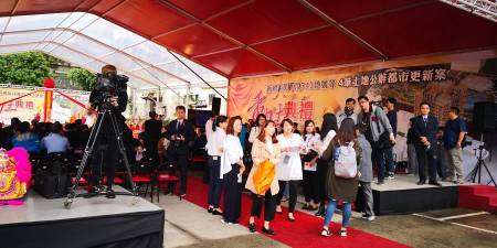 15MX30M-Red and Transparent tent-Groundbreaking ceremony